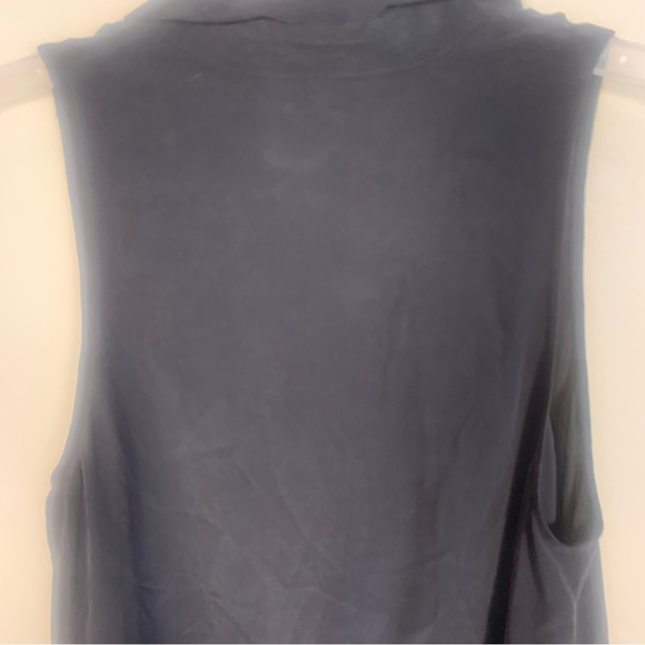 Equipment Femme 100% Button Front Sleeveless A Line Dress - Picture 4 of 9